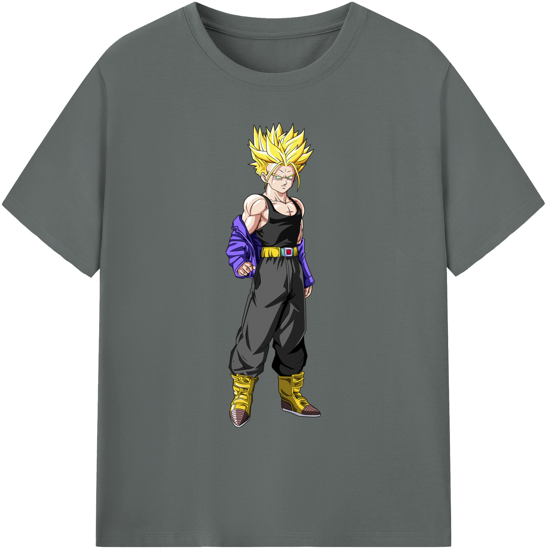 （画像用） ドラゴンボール トランクス（Torankusu）DRAGON BALL Trunks 綿100％ メンズ半袖Tシャツ｜肌触りやわらか＆通気性